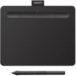 Wacom CTL-4100WL/K0-CX New Intuos Small Bluetooth Pen Tablet (Black)