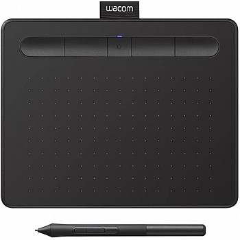 Wacom CTL-4100WL/K0-CX New Intuos Small Bluetooth Pen Tablet (Black)