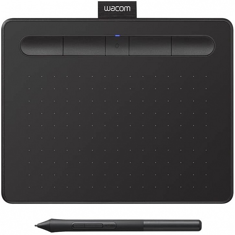 Wacom CTL-4100WL/K0-CX New Intuos Small Bluetooth Pen Tablet (Black)