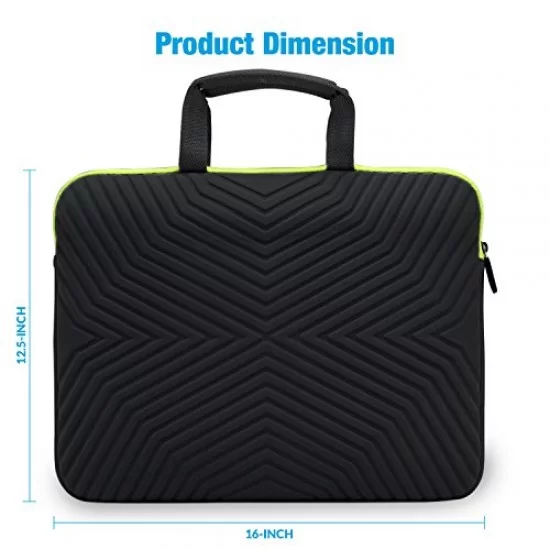 Tizum Laptop Bag Sleeve Case Cover for 15/15.6-Inch Laptop (Black) 