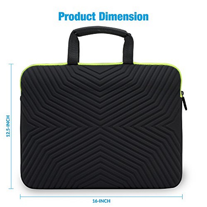 Tizum Laptop Bag Sleeve Case Cover for 15/15.6-Inch Laptop (Black) 