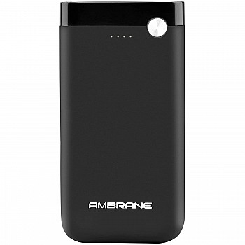 Ambrane PP-11 10000mAH Lithium Polymer Power Bank Black