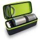 Tizum Travel Portable Hard Case Pouch for Echo Plus Black