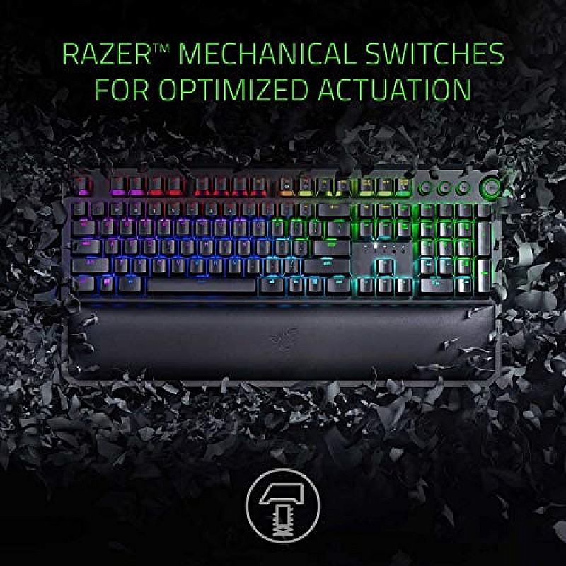 Razer BlackWidow Elite: Esports Gaming Keyboard - Multi-Function Digital Dial with Dedicated Media Controls -