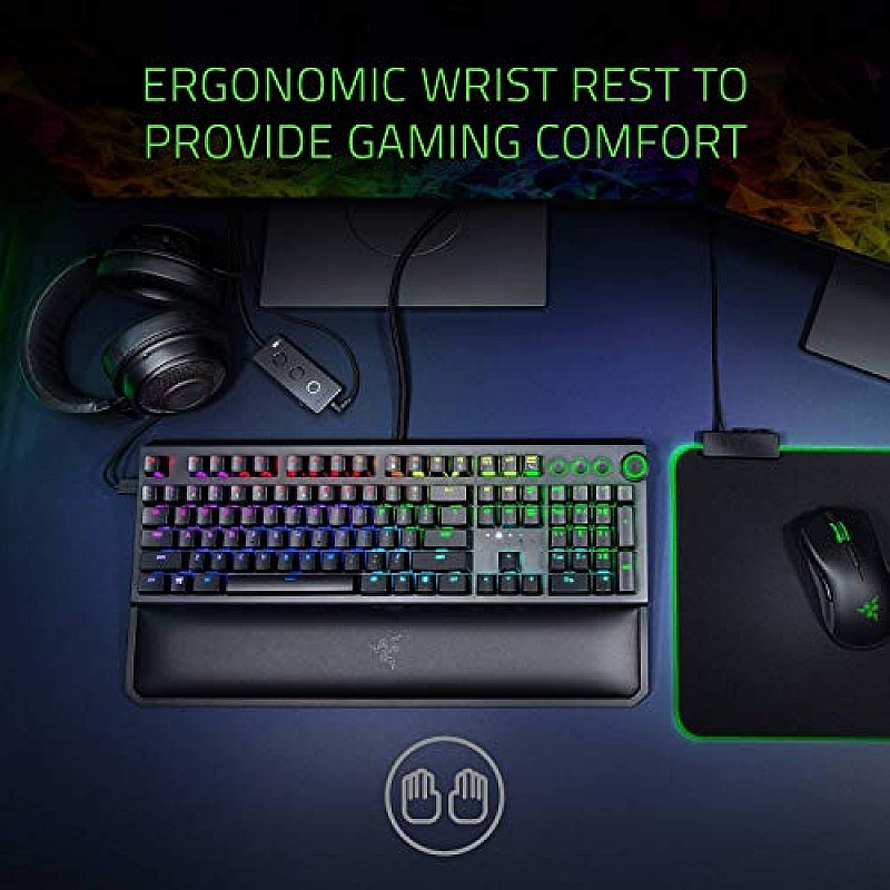 Razer BlackWidow Elite: Esports Gaming Keyboard - Multi-Function Digital Dial with Dedicated Media Controls -