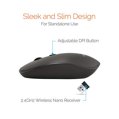 Amkette Wi-Key Plus 2.4 GHz USB Wireless Keyboard & Mouse Combo for PC, Laptop and Devices with USB Support (Grey/Black) Amkette Wi-Key Plus 2.4 GHz USB Wireless Keyboard & Mouse Combo for PC, Laptop and Devices with USB Support (Grey/Black)