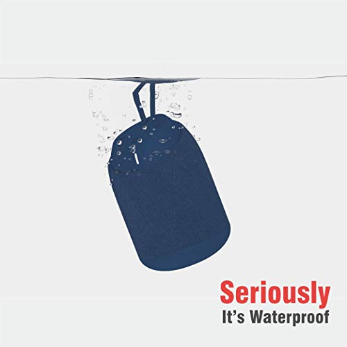Pebble BassX Aqua IPX7 Waterproof Bluetooth Speaker with Heavy Bass (Blue) Pebble BassX Aqua IPX7 Waterproof Bluetooth Speaker with Heavy Bass (Blue)