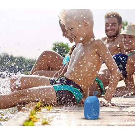 Pebble BassX Aqua IPX7 Waterproof Bluetooth Speaker with Heavy Bass (Blue) Pebble BassX Aqua IPX7 Waterproof Bluetooth Speaker with Heavy Bass (Blue)