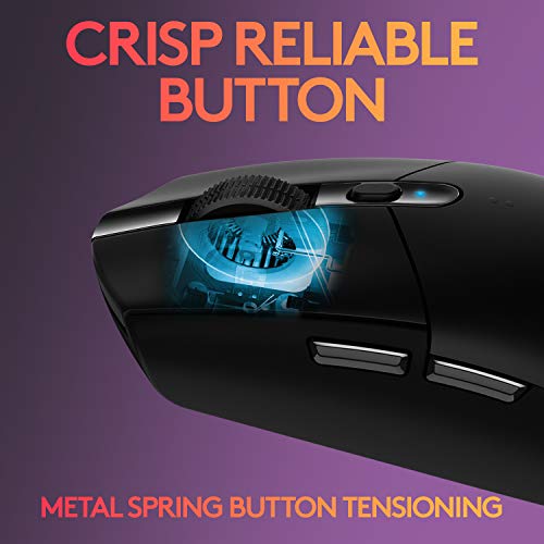 Logitech g 304 lightspeed wireless gaming mouse, hero sensor, 12,000 dpi, lightweight Logitech g 304 lightspeed wireless gaming mouse, hero sensor, 12,000 dpi, lightweight