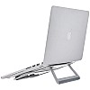 Aluminum Foldable Laptop Stand for Laptops up to 15", Silver