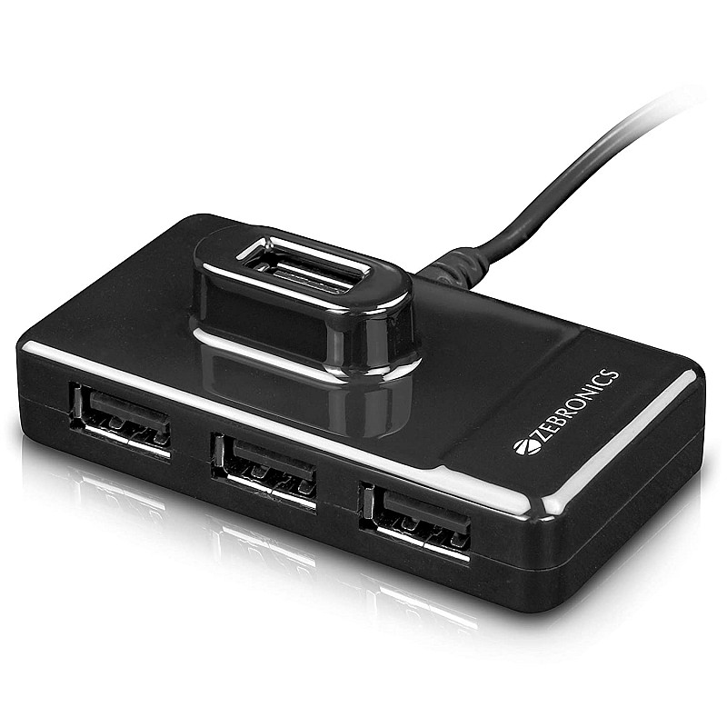 Zebronics Zeb-100 HB 4 Port USB Hub for Laptop