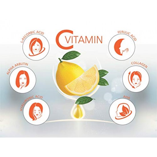 KIRIKURA Vitamin C 25% Vegan, Anti Ageing Serum with Ferulic Acid, Vitamin E 1.01 fl.oz.
