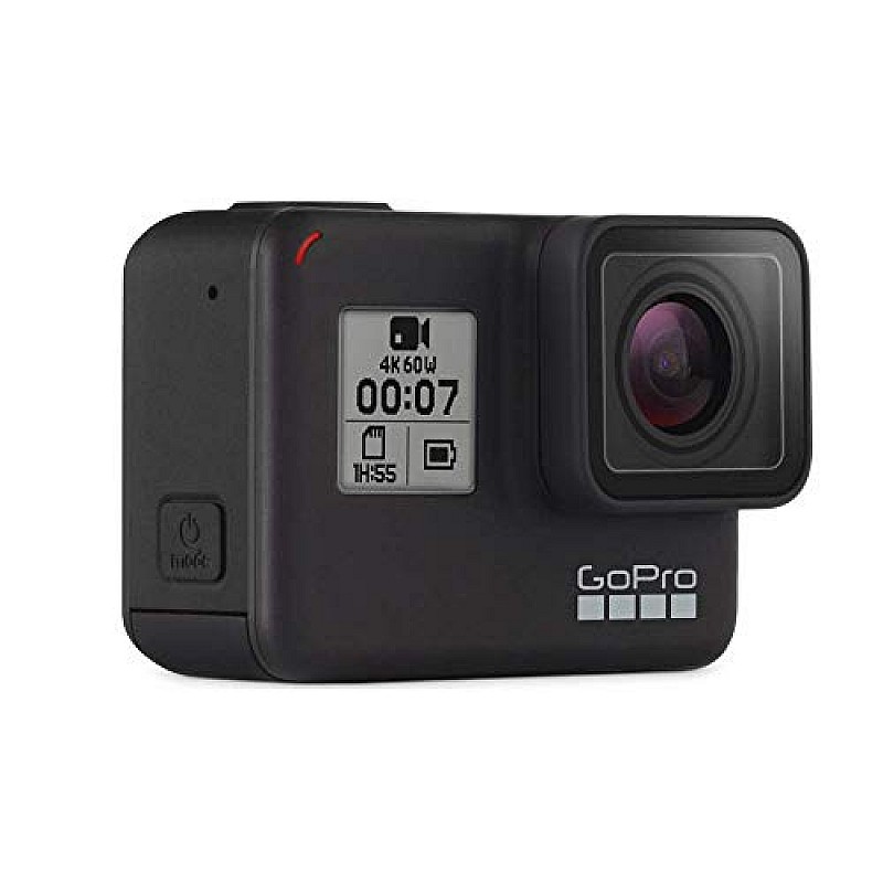 GoPro Hero 7 Black CHDHX-701-RW Action Camera with Dual Battery Charger- 