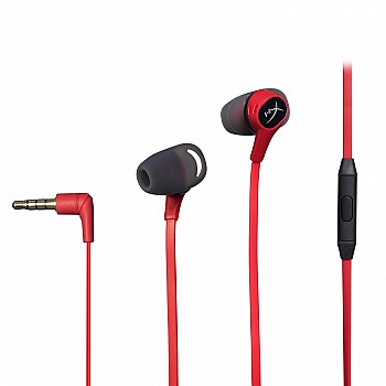 HyperX Cloud HX-HSCEB-RD Earbuds Gaming Headphones with Mic (Red)