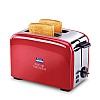 KENT 16030 850-Watt 2-Slice Pop-up Toaster (Red)