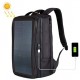 HAWEEL Flexible Solar Panel Power Backpack Laptop Bag with Handle and USB Charging Port Travel Bag