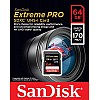 SanDisk 128GB Extreme Pro SDXC UHS-I Card - C10, U3, V30, 4K UHD, SD Card - SDSDXXY-128G-GN4IN