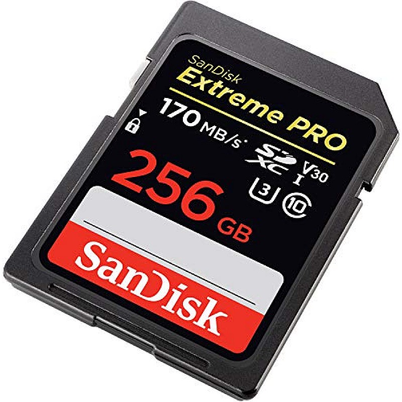 SanDisk 128GB Extreme Pro SDXC UHS-I Card - C10, U3, V30, 4K UHD, SD Card - SDSDXXY-128G-GN4IN