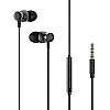 Ambrane EP-1100 in-Ear Extra Bass Headphones with Mic (Black)