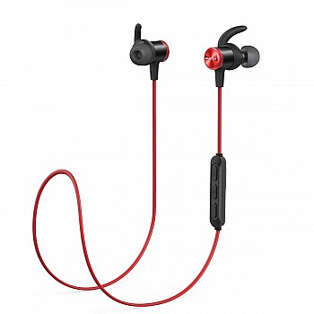 Anker Soundcore Spirit Sports Earbuds, 8H Battery, IPX7 Waterproof SweatGuard Wireless Bluetooth 5.0 Headphones with Secure Fit for Workout (Red)