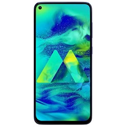 Samsung Galaxy M40 (Midnight Blue, 8 GB RAM, 128GB Storage) refurbished