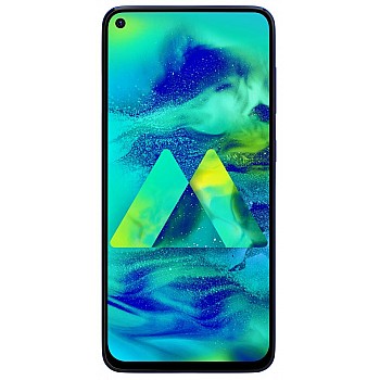 Samsung Galaxy M40 (Midnight Blue, 8 GB RAM, 128GB Storage) refurbished