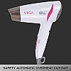 VEGA Go Style 1200 Hair Dryer (VHDH-18), White