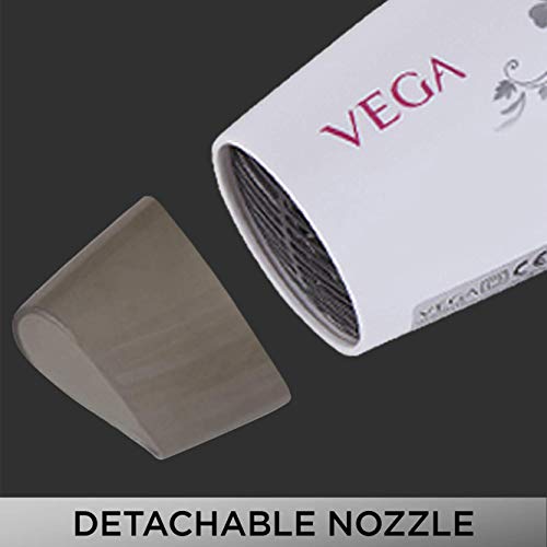 VEGA Go Style 1200 Hair Dryer (VHDH-18), White VEGA Go Style 1200 Hair Dryer (VHDH-18), White