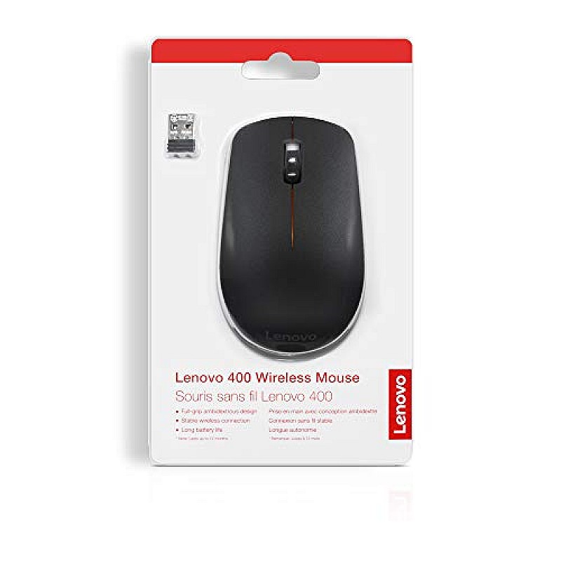 Lenovo 400 Wireless Mouse (Black) GY50R91293 