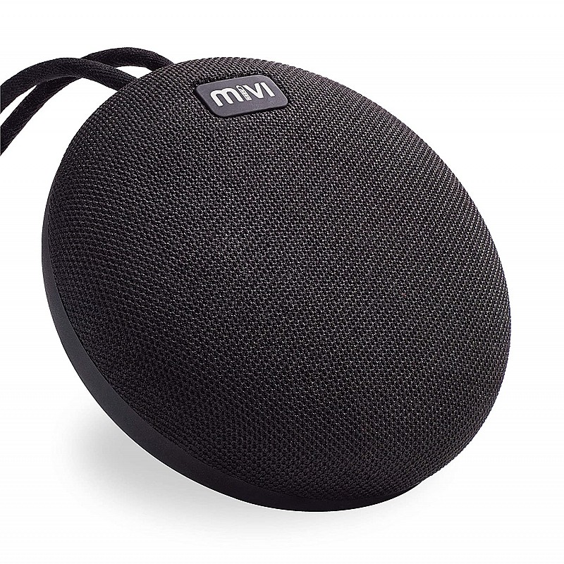 Mivi Roam Ultra-Portable Wireless Speaker with HD Sound, Booming Bass and 5Watts Peak Output-Black