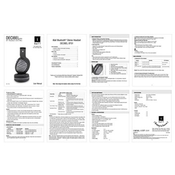 iBall Decibel BT01 Smart Headset (Black and Gold) iBall Decibel BT01 Smart Headset (Black and Gold)