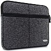 AirCase Laptop Bag Sleeve Case Cover for 14-Inch Laptop MacBook 6-Multi Pockets Carbon Black