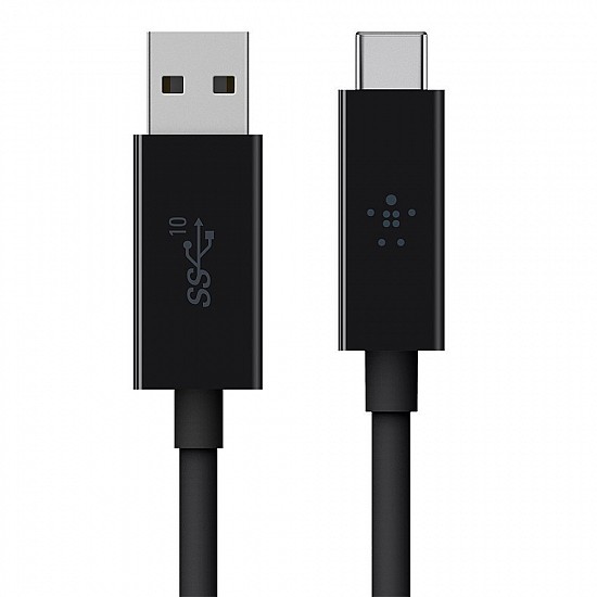 BELKIN F2CU029bt1M-BLK 3.1 USB-A to USB(TM)-C Cable, 5.3ft