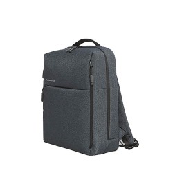Mi City 16 L Water Resistant Laptop Backpack with Secret Pocket(Dark Grey)
