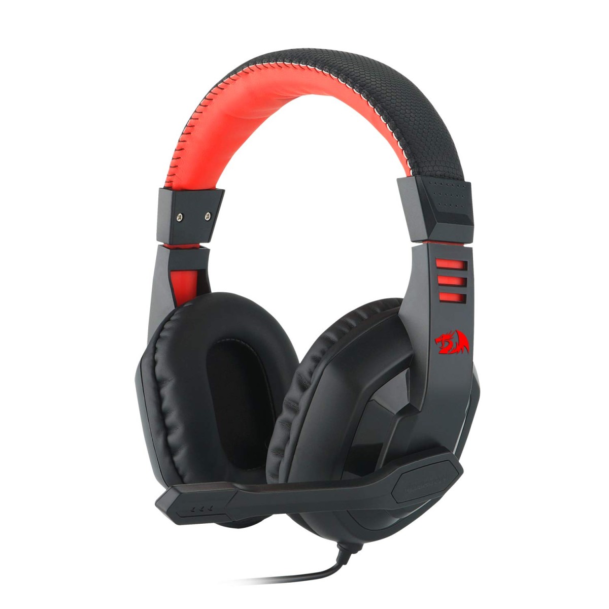 Redragon H120 Wired Over-Ear Gaming Headset with Microphone (Black)