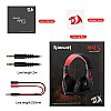 Redragon H120 Wired Over-Ear Gaming Headset with Microphone  (Black)