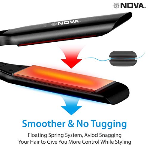 Nova Temperature Control Professional NHS 890 Hair Straightener (Black) Nova Temperature Control Professional NHS 890 Hair Straightener (Black)