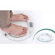 Keir Electronic 8 mm Round Thick Tempered Glass Digital Body Weighing Scale