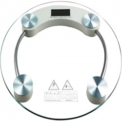 Keir Electronic 8 mm Round Thick Tempered Glass Digital Body Weighing Scale