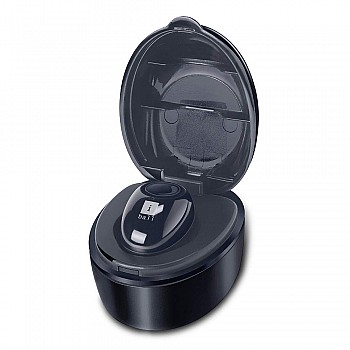 iBall B9 Nano Earwear Ring-Dock - Wireless Bluetooth Earphones with inbuilt Mic (Black)