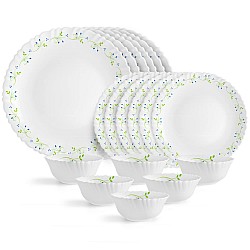 Cello Opalware Dazzle Series Tropical Lagoon Dinner Set, 18 Units