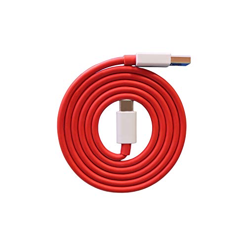 Compatible Dash/Warp Data Sync Fast Charging Cable Supported for All C Type Devices (Red and White) Compatible Dash/Warp Data Sync Fast Charging Cable Supported for All C Type Devices (Red and White)
