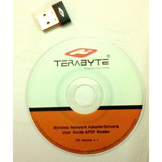 TERABYTE Gold Model:W888Mi (1000mbps Mini Wireless USB Adapter) Pack of 2