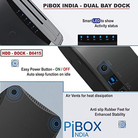 PiBOX India - USB 3.0 to 2.5" SATA III Hard Drive Adapter 0.5 M Long Cable