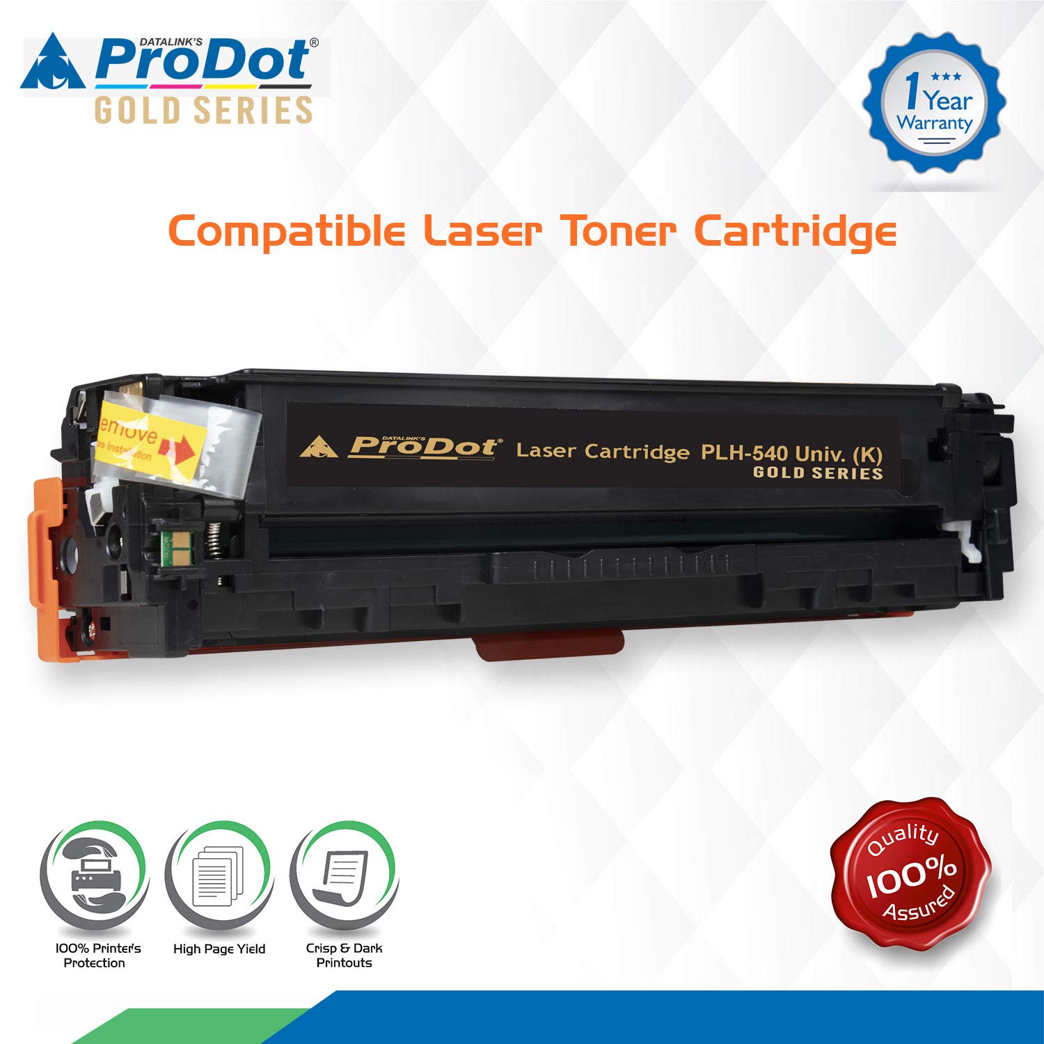Prodot Toner ProDot(Gold Series) PLR - 100 Laser Toner Cartridge Replaces Ricoh SP ...