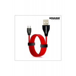 Kmashi K-MC002 Micro USB Cable - 3.28 Feet (1 Meter) - (Red)
