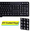 Zebronics Wired Keyboard and Mouse Combo with 104 Keys and a USB Mouse with 1200 DPI JUDWAA 750