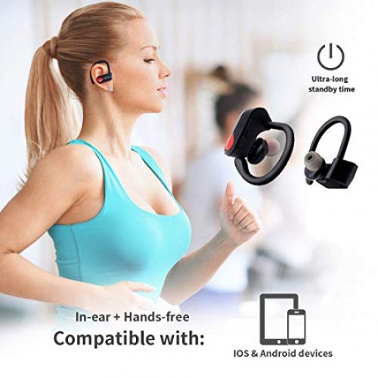 pTron Twins Pro in-Ear True Wireless Bluetooth Headphones (TWS) with Mic - (Black)