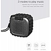 Photron P10 Wash IPX5 Waterproof Shockproof Wireless 10W RMS Super Bass Mini Metal Aluminium Alloy Portable Bluetooth Speaker with Mic (Black)