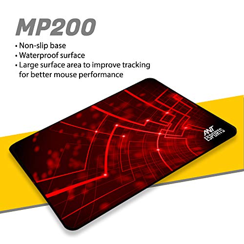 Ant Esports MP200 Medium Waterproof Gaming Mousepad (Black and Red) Ant Esports MP200 Medium Waterproof Gaming Mousepad (Black and Red)